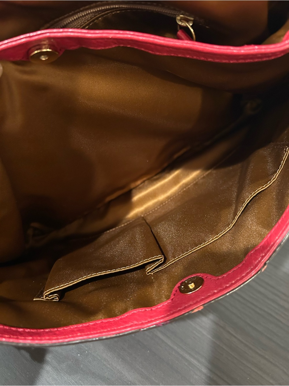 Coach Maddison Red Leather bag GUC - Picture 7 of 16